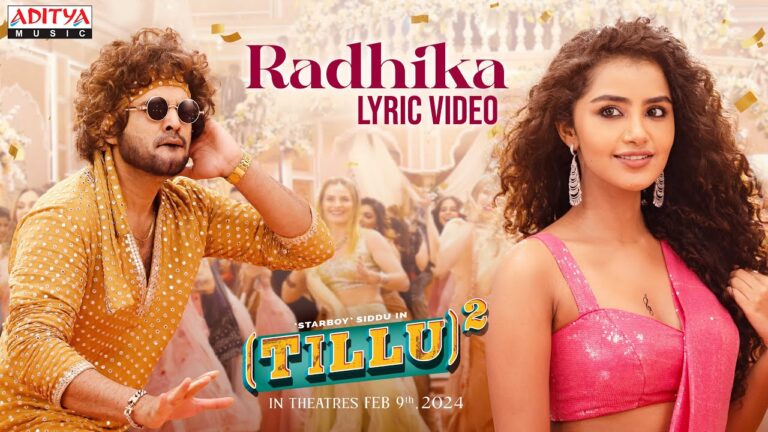 Radhika Song Lyrics - Tillu Square Movie
