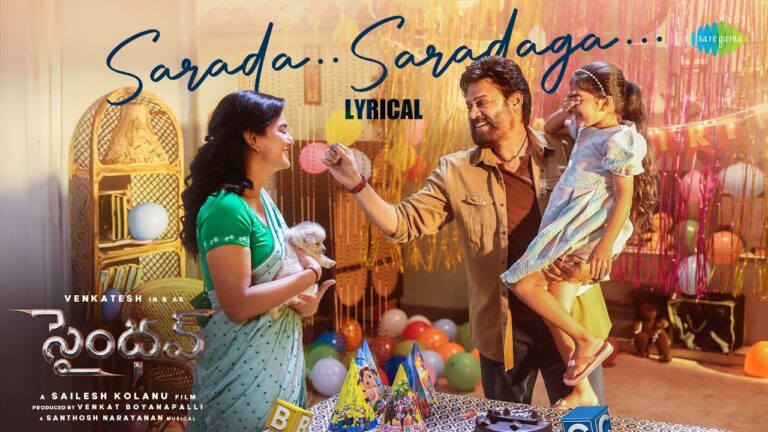Sarada Saradaga Song Lyrics - Saindhav Movie